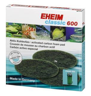 Eheim Carbon Filter Pads Classic 600 (2217) x 3